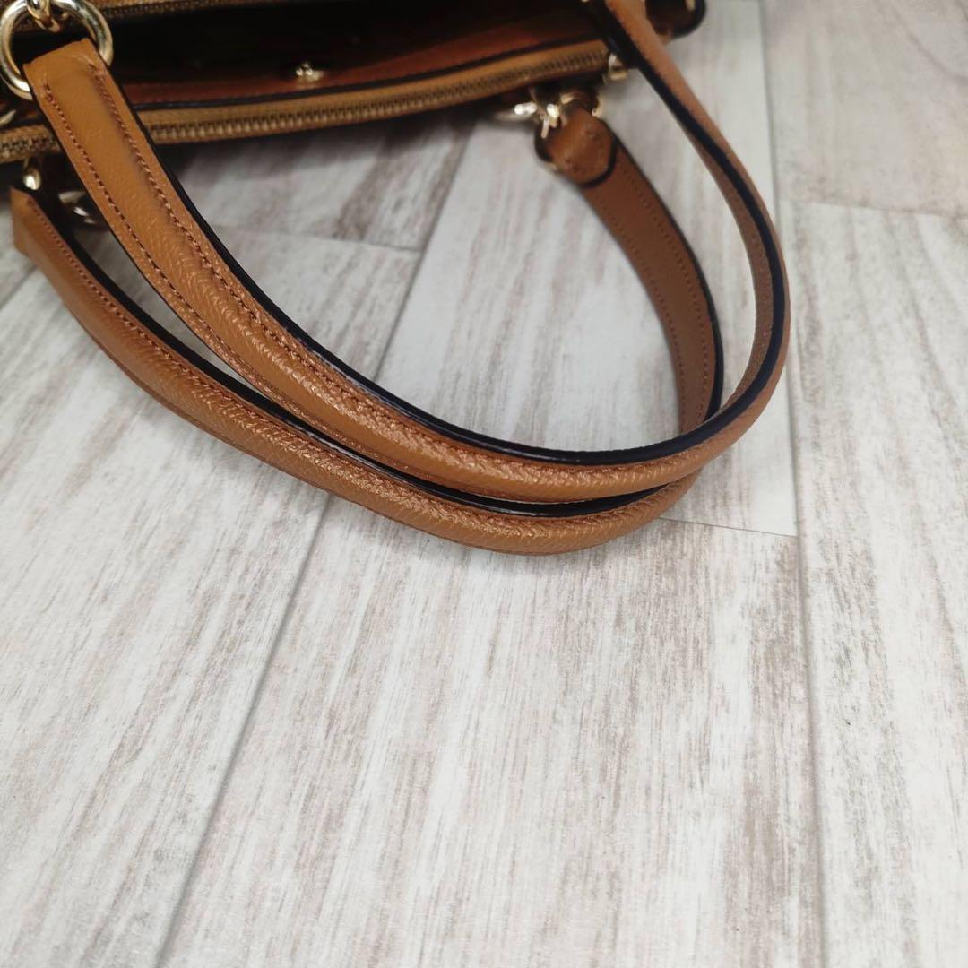 50 COACH コーチ　レザー　2WAY ハンドバッグ　ショルダーバッグ