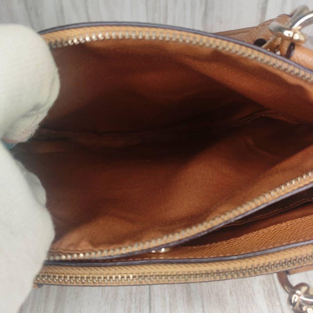 50 COACH コーチ　レザー　2WAY ハンドバッグ　ショルダーバッグ