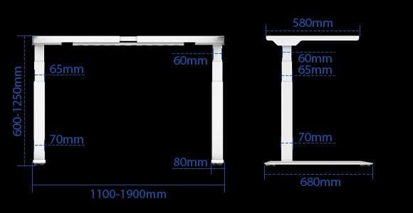 電動昇降式デスクFlexiSpot E7 Pro(コの字型)