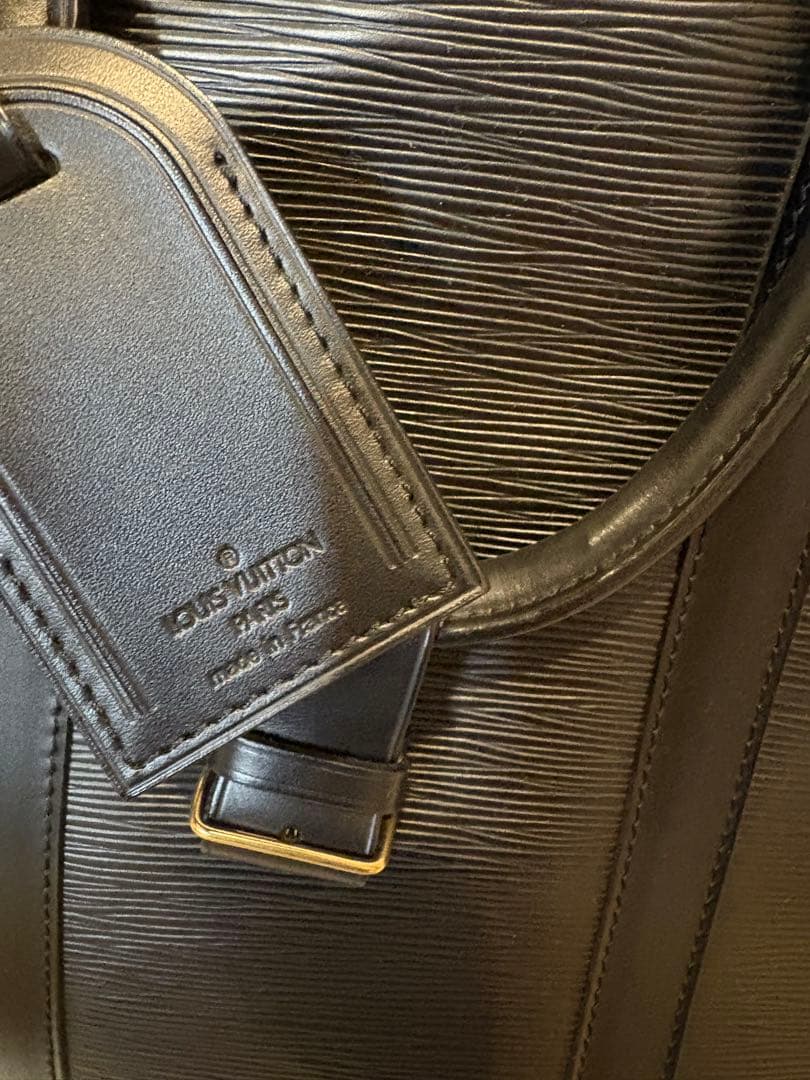 Louis Vuitton エピレザー ボストンバッグ ブラック