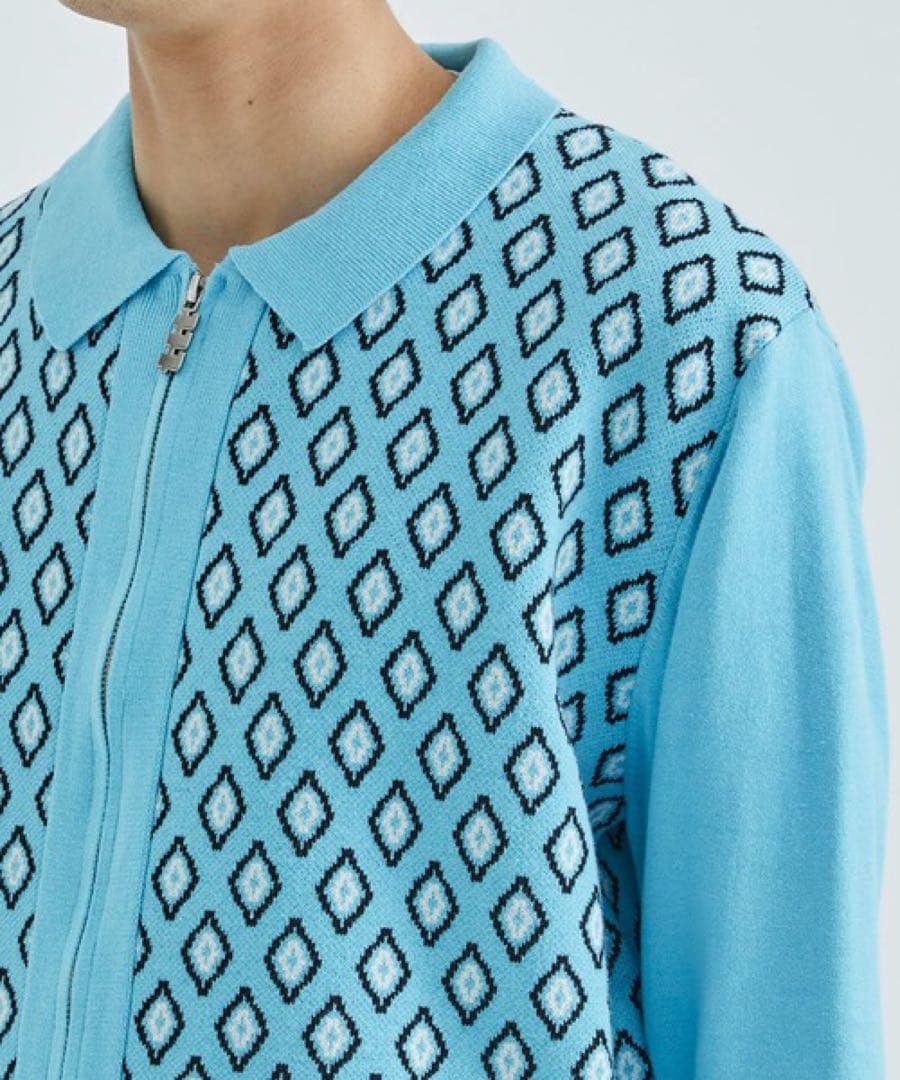 トップス TTT_MSW diamond knit polo