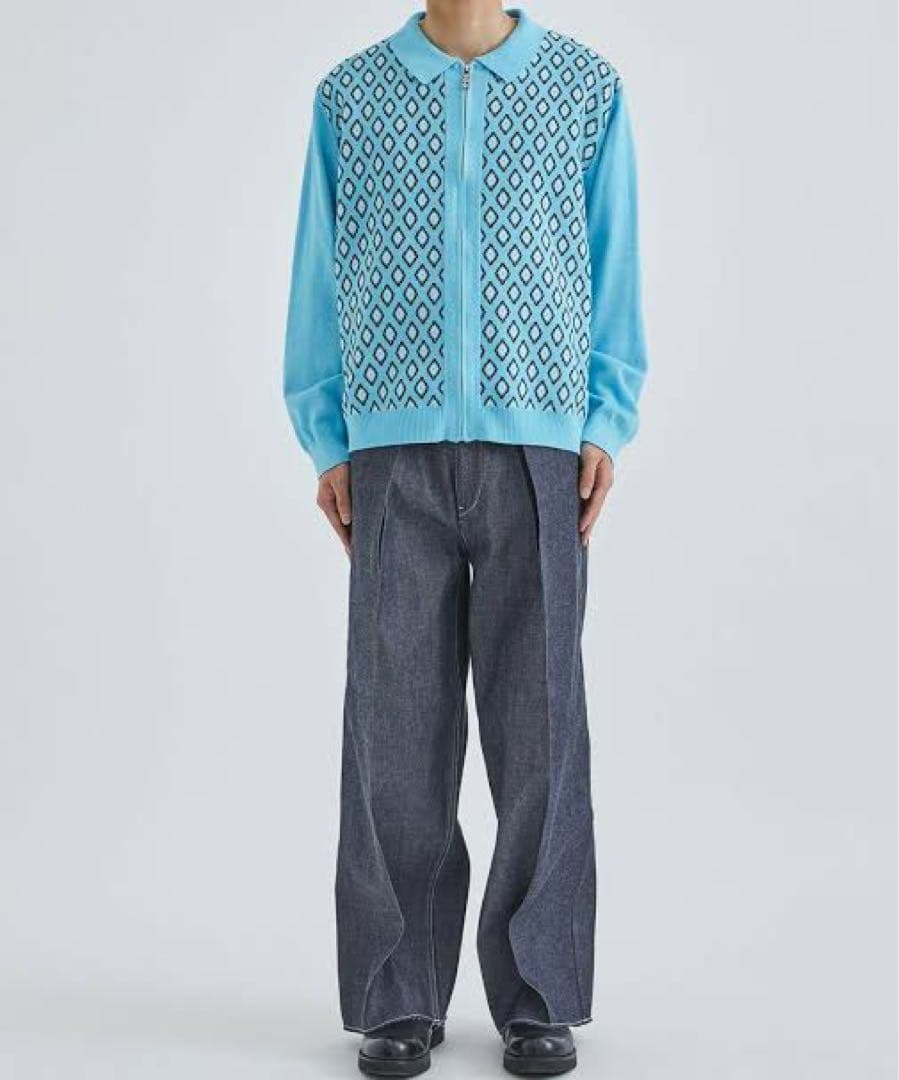 トップス TTT_MSW diamond knit polo