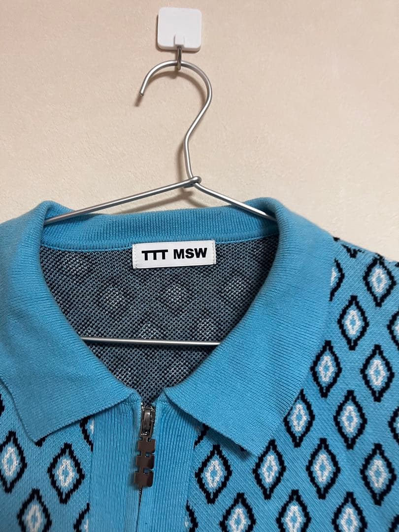 トップス TTT_MSW diamond knit polo