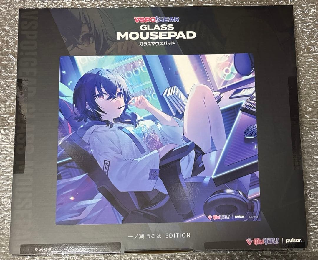 ぶいすぽっ！　VSPO! GEAR ガラスマウスパッド　一ノ瀬うるは