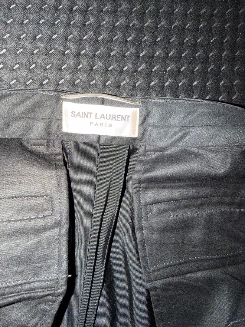 Saint Laurent ハイウエストテーラードパンツ