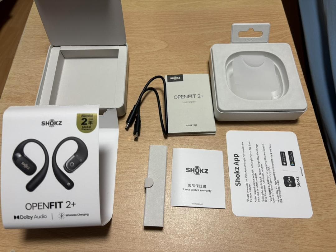 イヤホン shokz OPENFIT 2+