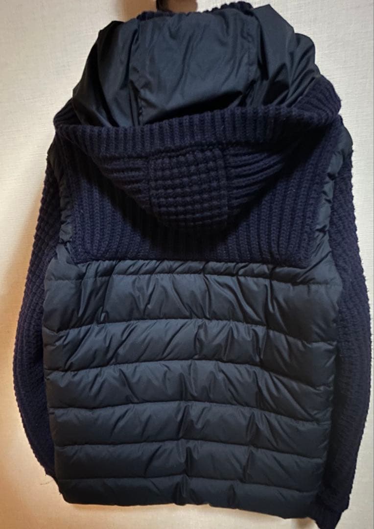 【ニコちゃん】Bark ダウン ニット ネイビー 44