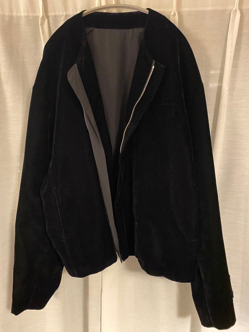 【定価85,800円】Stein ノーカラーベルベットジャケットサイズM