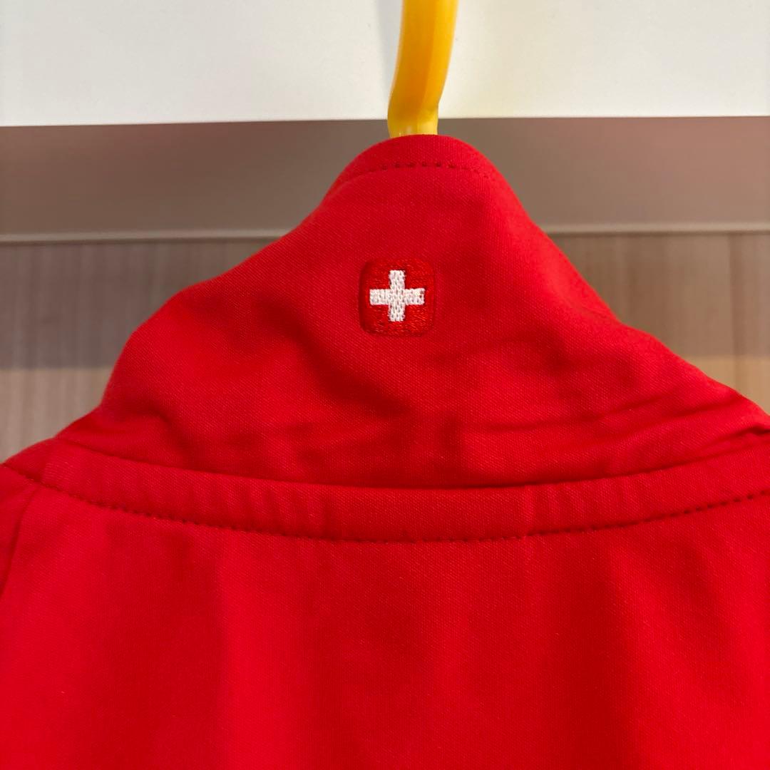 DESCENTE Move Sport 赤黒ジャージ上下セットアップ 上M 下L