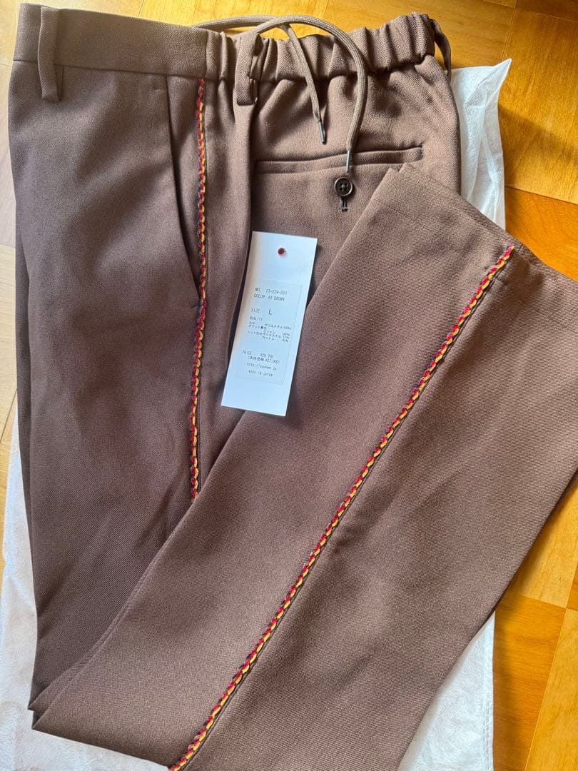 COOHEM ブラウン スラックス Lサイズ