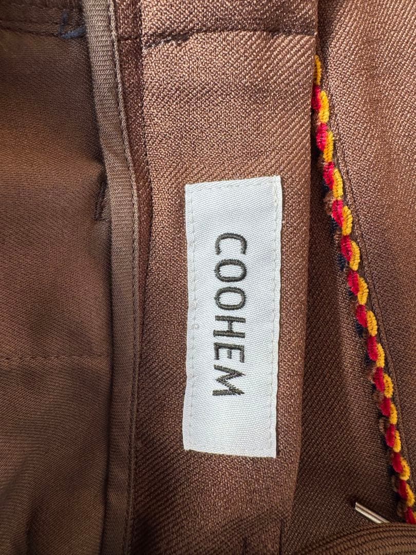 COOHEM ブラウン スラックス Lサイズ