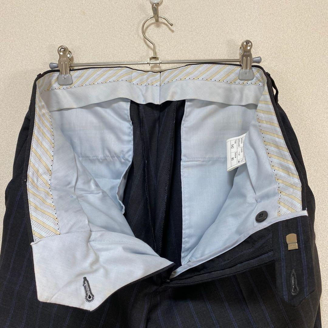 タリアトーレ　Super120’s 3B スーツ グレー系 ストライプ 48