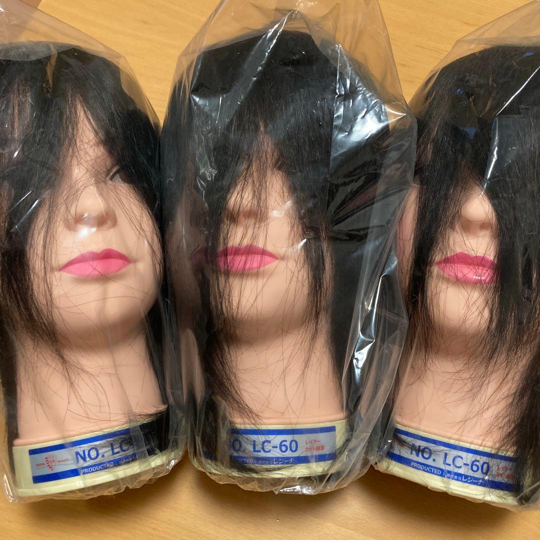 美容師国家試験練習用カットウィッグ レジーナLC-60【新品未使用】