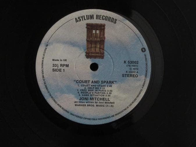 Joni MITCHELL★Court And Spark UK Asylum