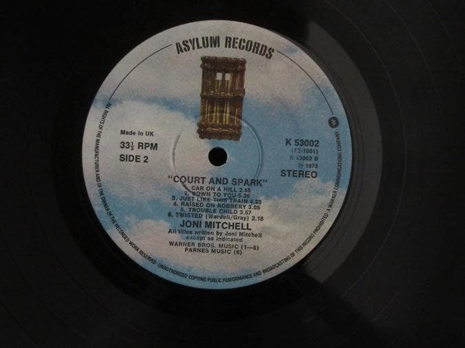Joni MITCHELL★Court And Spark UK Asylum
