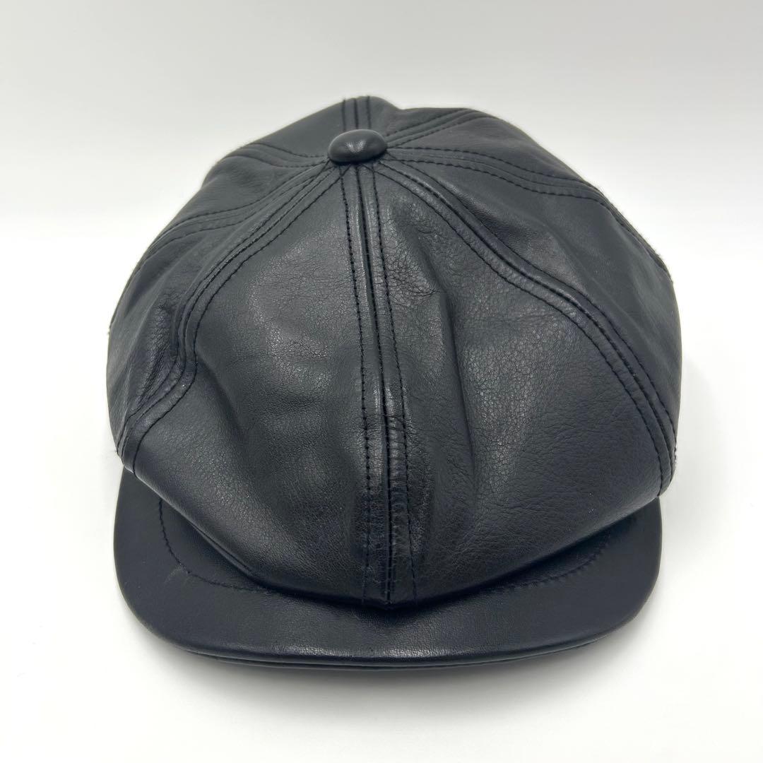★激レア★【新品同様】KNOX CA4LA キャスケット レザーハンチング帽