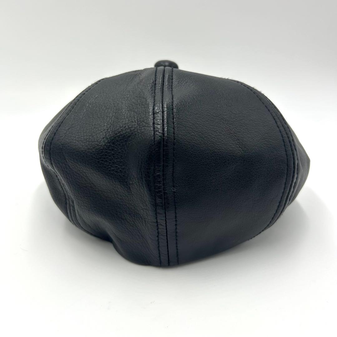 ★激レア★【新品同様】KNOX CA4LA キャスケット レザーハンチング帽