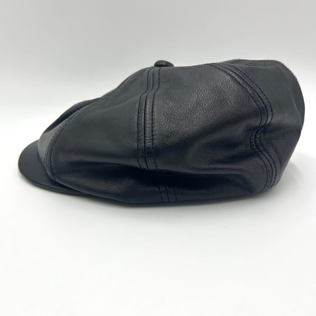 ★激レア★【新品同様】KNOX CA4LA キャスケット レザーハンチング帽