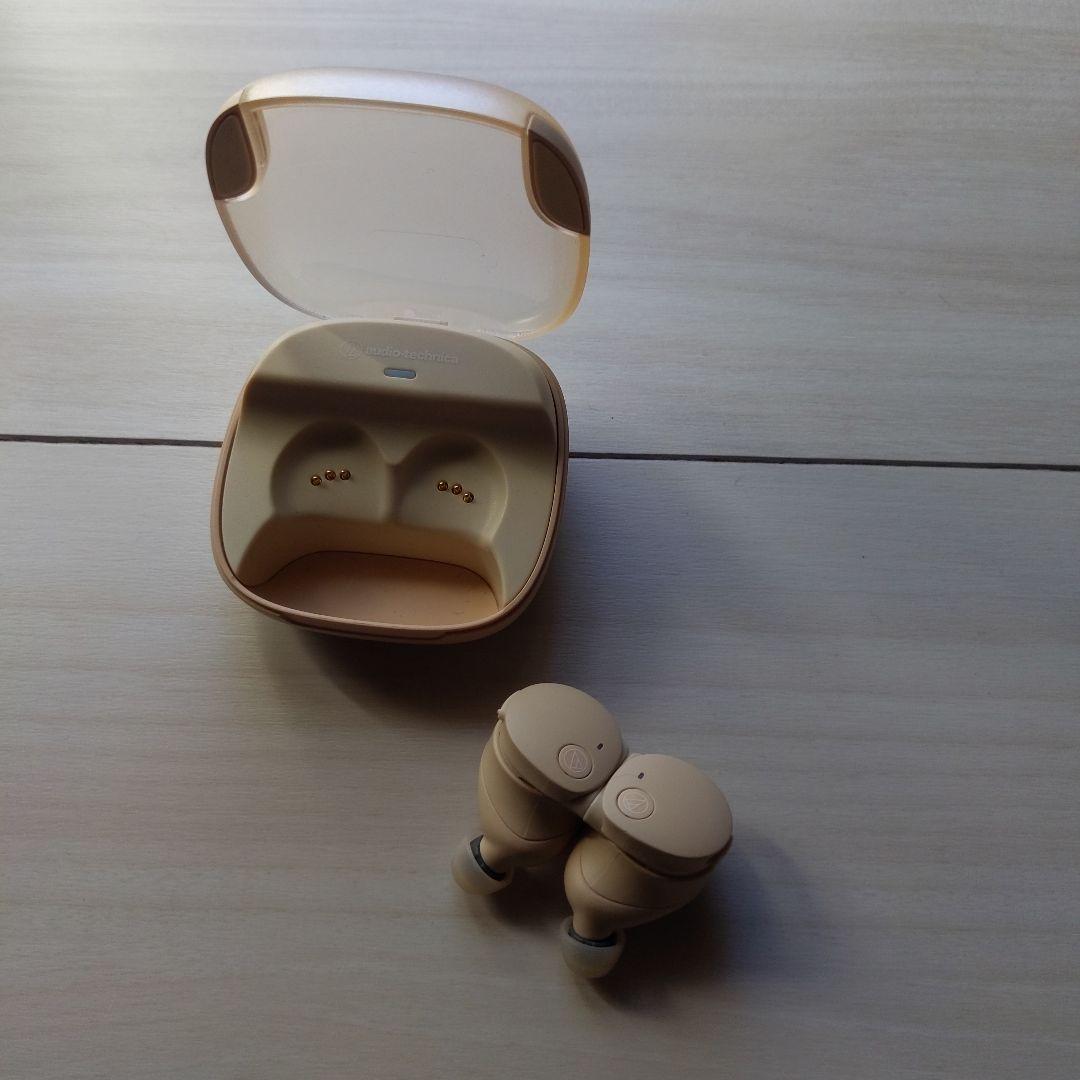 ひ*み様 ATH-CKS50TW2 ワイヤレスイヤホン ベージュ