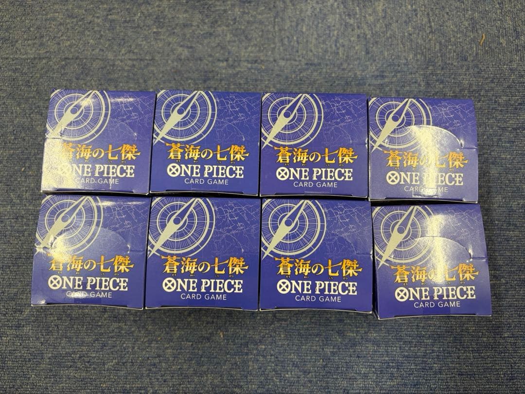 ワンピースカード　蒼海の七傑　8BOX　テープ付き