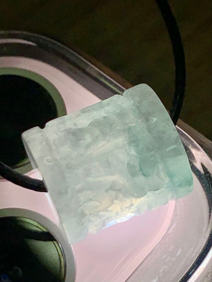 ☘本翡翠　氷種❄️六字真言　ルース⭐️路路通⭐️ネックレス　新品　0154