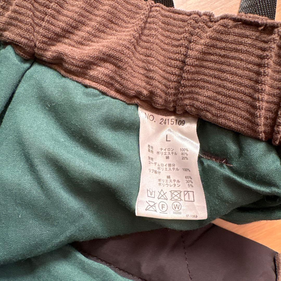 クリフメイヤー中綿キルトクライミングパンツ（ブラック）メンズL（レディースXL）