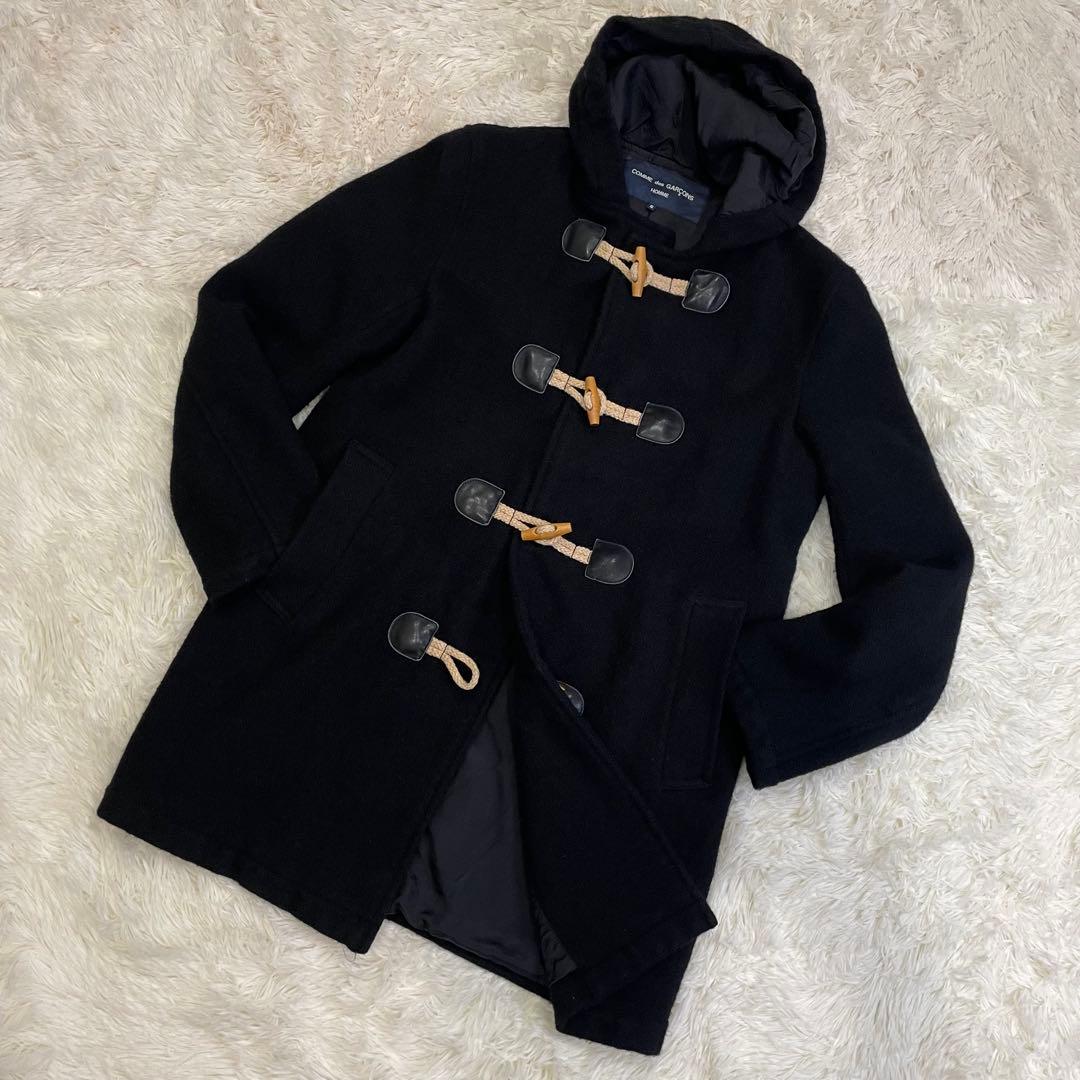 コムデギャルソン オム メンズ M相当 ダッフルコート ダークネイビー