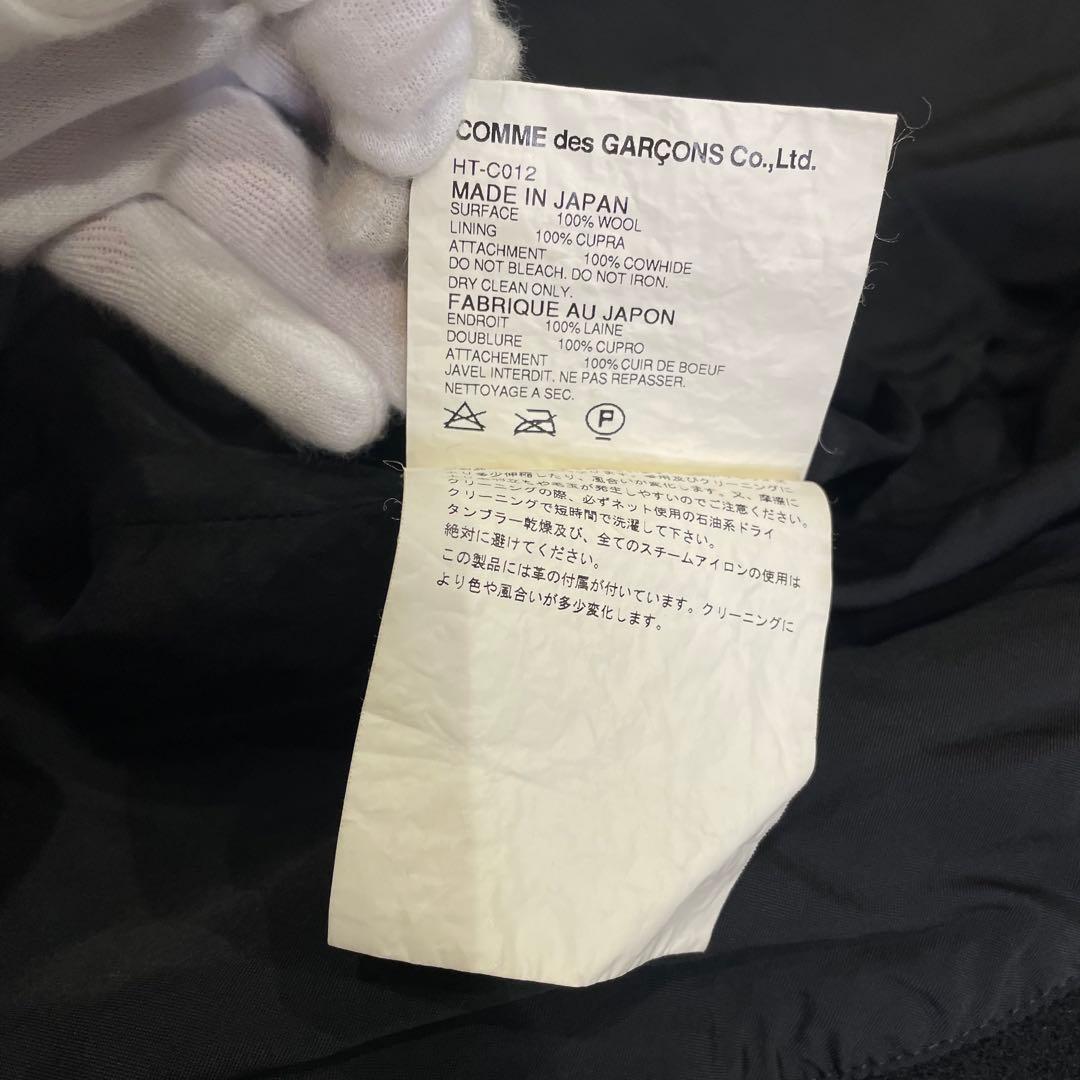 コムデギャルソン オム メンズ M相当 ダッフルコート ダークネイビー