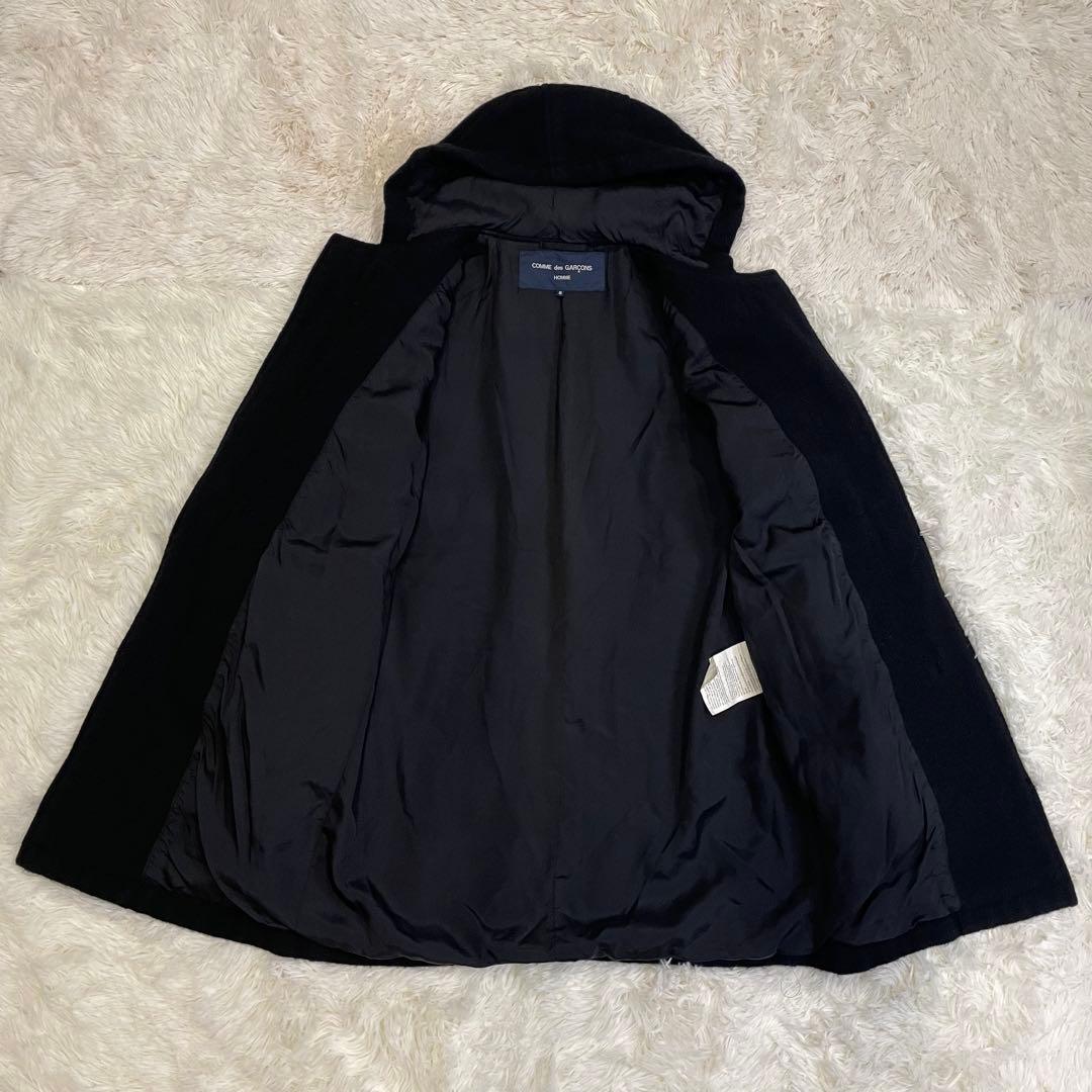 コムデギャルソン オム メンズ M相当 ダッフルコート ダークネイビー