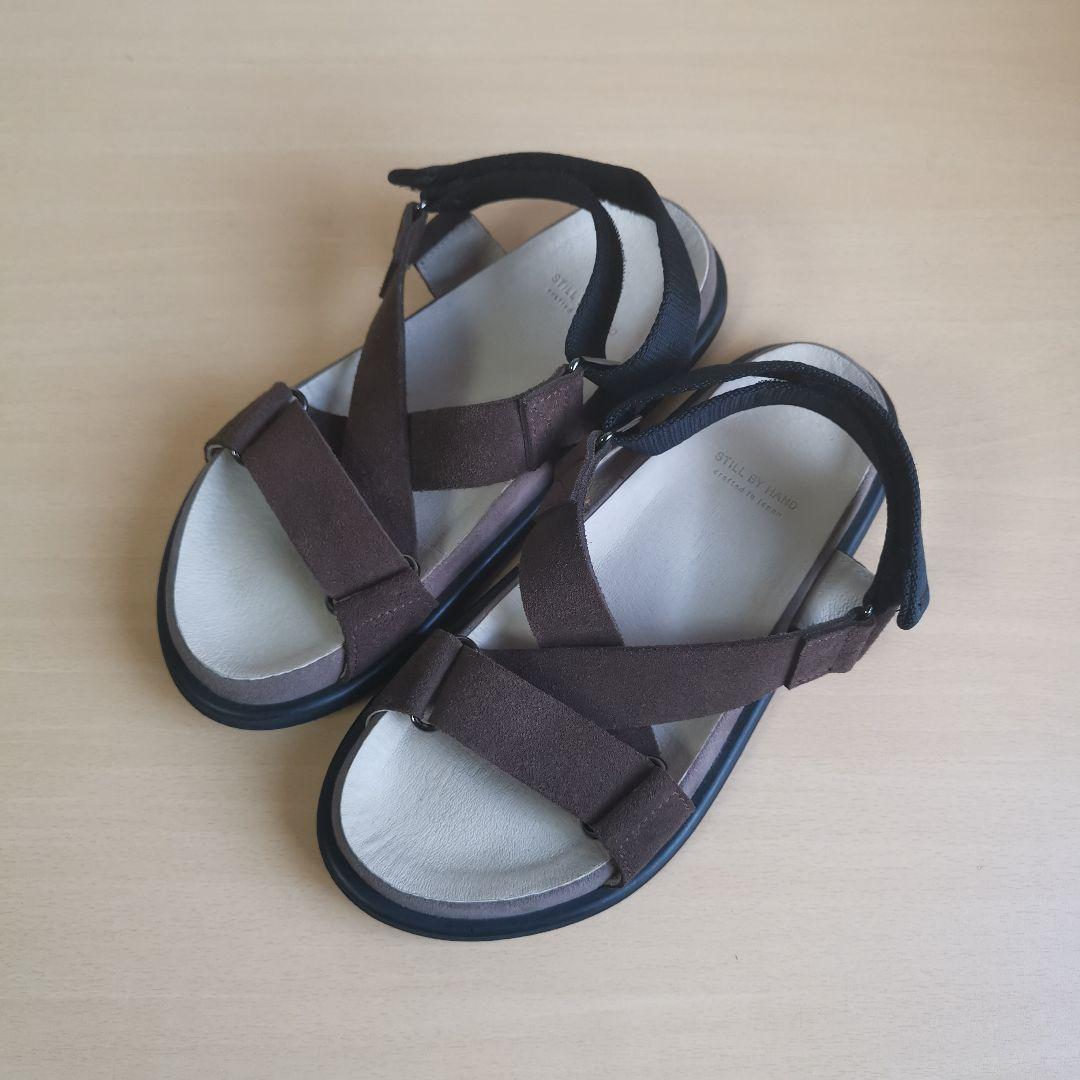 スティルバイハンド スエードストラップ サンダル　ブラウン　GD01222