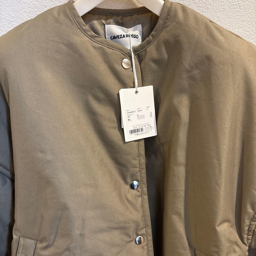 新品タグ付き　CAVEZAROSSO カベサロッソ ウインドカフステントブルゾン