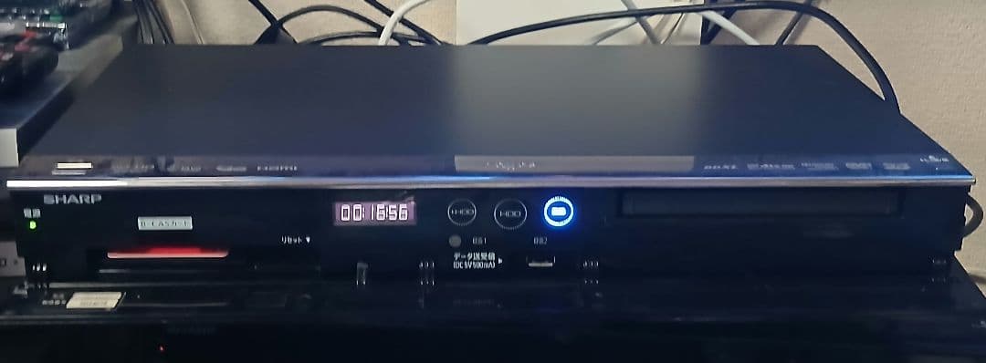 500GB シャープ AQUOS BDレコーダー☆BD-W550☆リモコン付