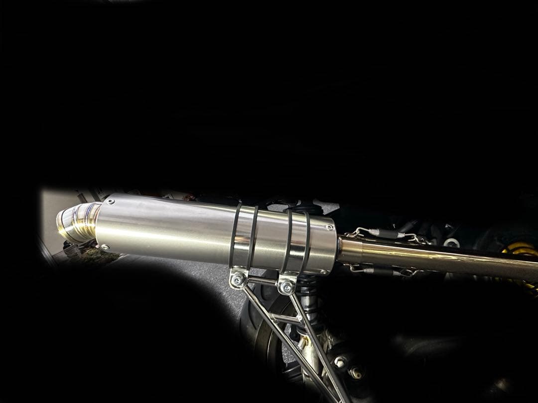 シグナスX ユタカチャンネル×ガレージバルコラボマフラー