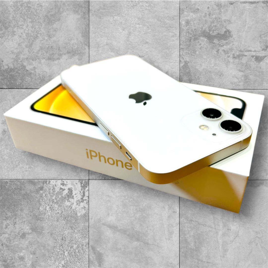 【極美品】iPhone 12 mini 本体 128GB SIMフリー ホワイト