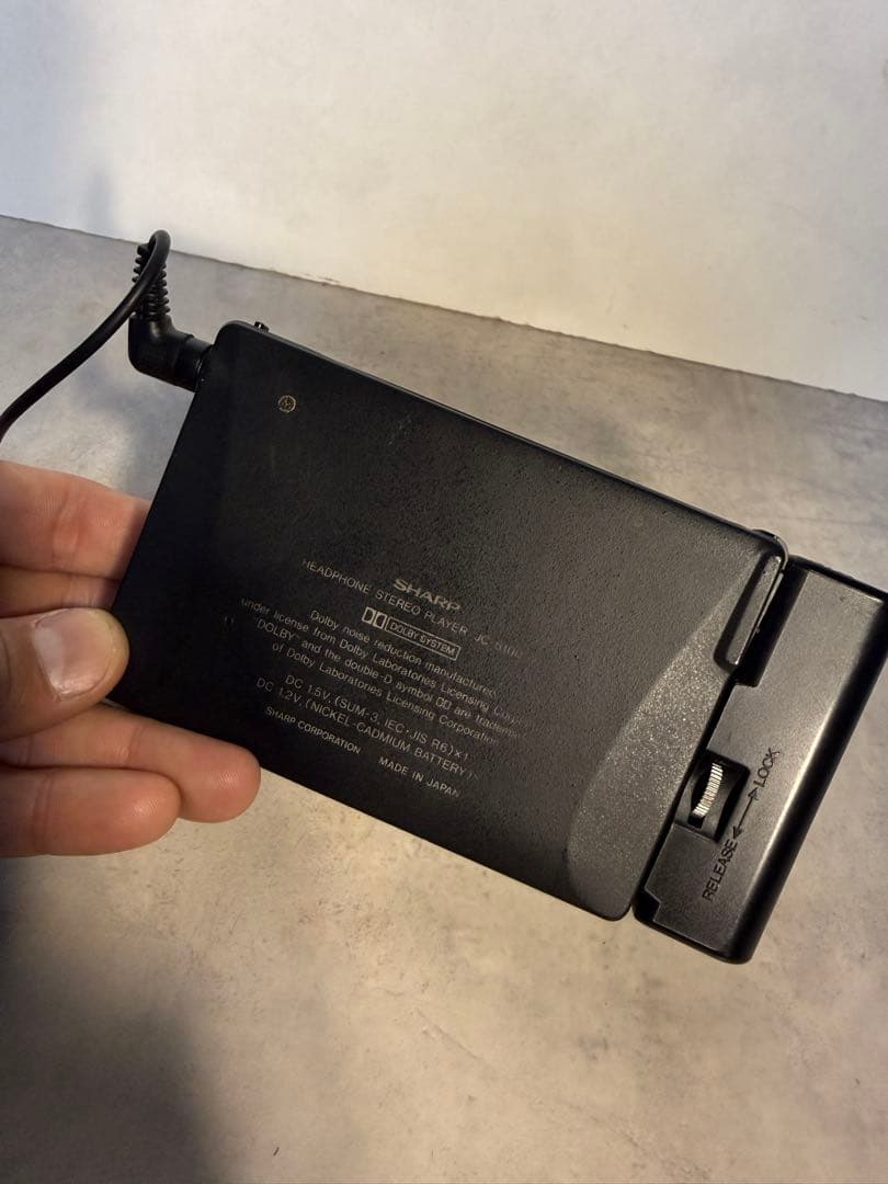 SHARP PiU JC-S100 カセットプレーヤー 日本製 90s ジャンク
