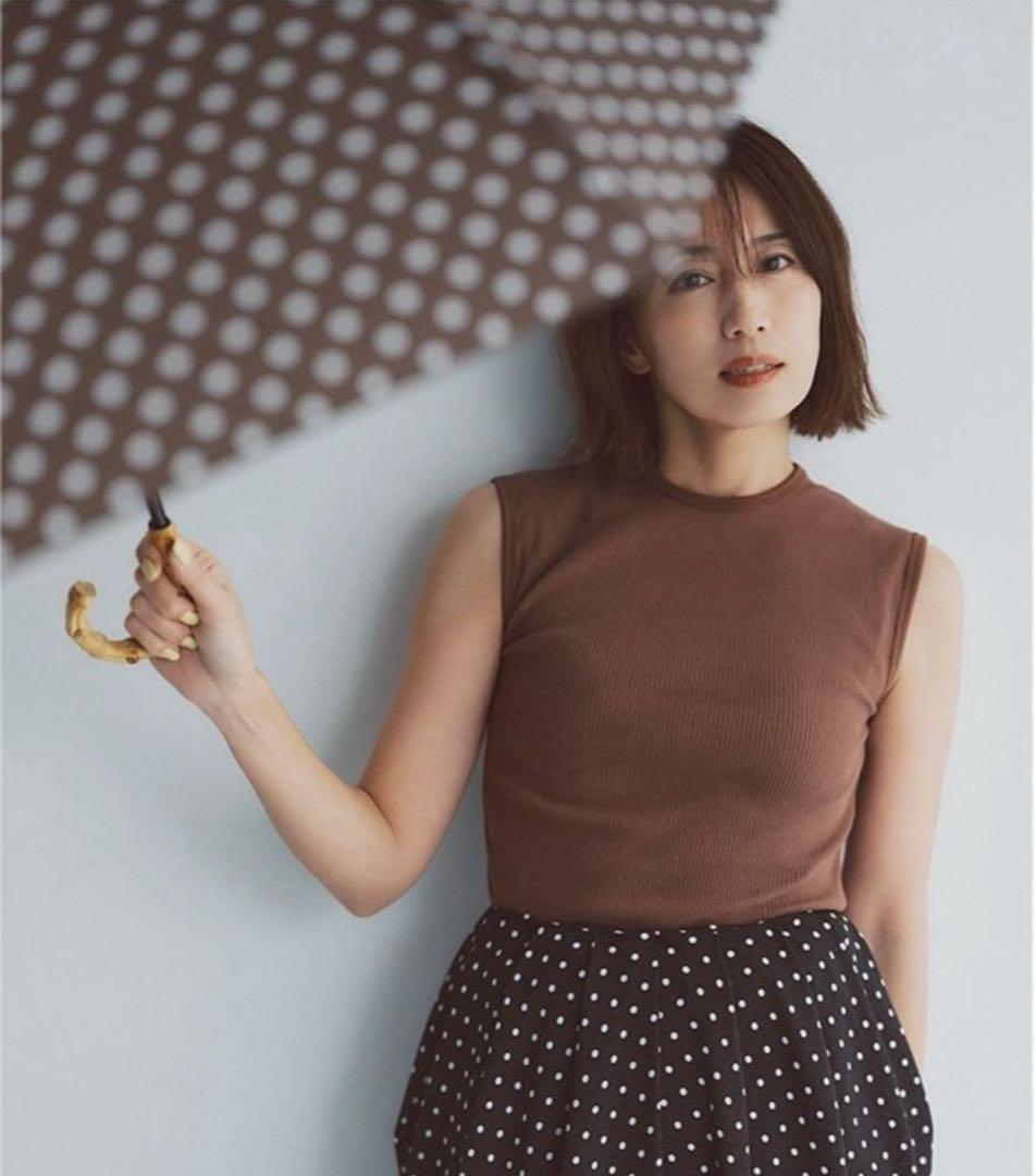 【新品未開封】FORME 東原亜希　晴雨兼用日傘　 ブラウン ドット