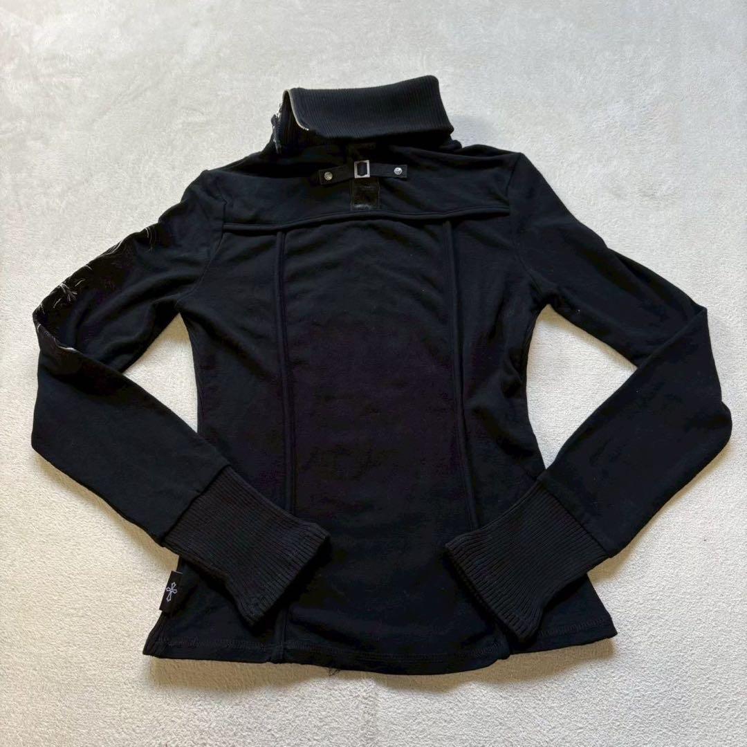 OZZ CROCE オッズオン 長袖 ハイネックトップス ゴシック系