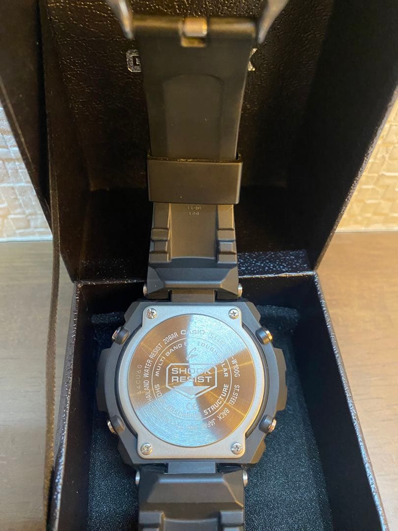 【極美品】CASIO G-SHOCK　GST-W100G-1BJF 電波時計