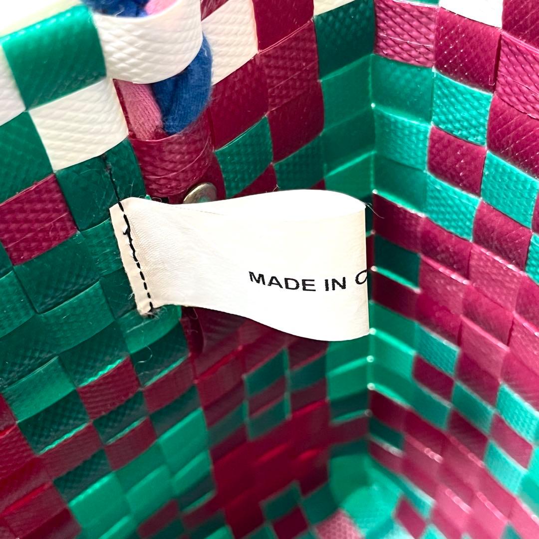 ✨定番品✨MARNI マルニ ピクニックバッグ カゴバッグ ジャージーハンドル