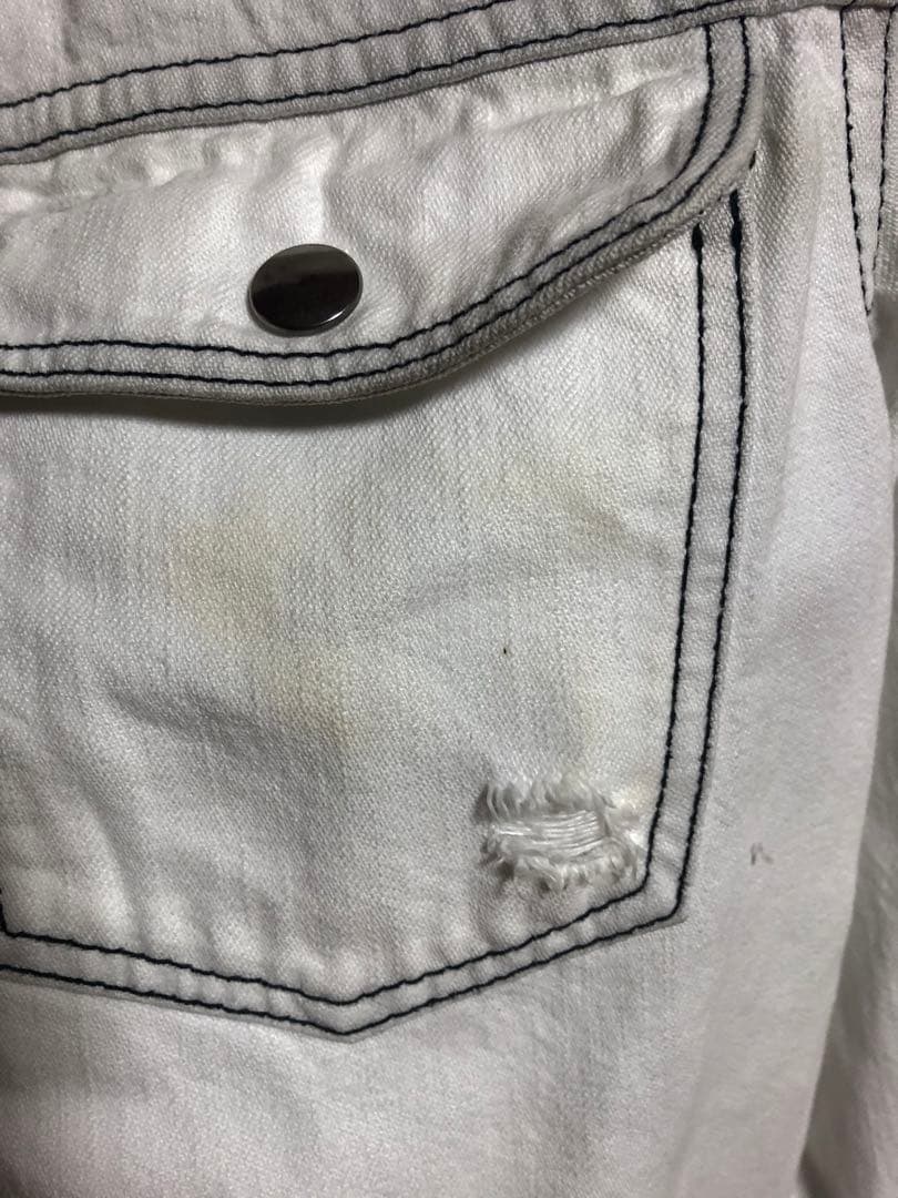 ナンバーナイン　02モダン期 ホワイトデニムGジャン　サイズ3