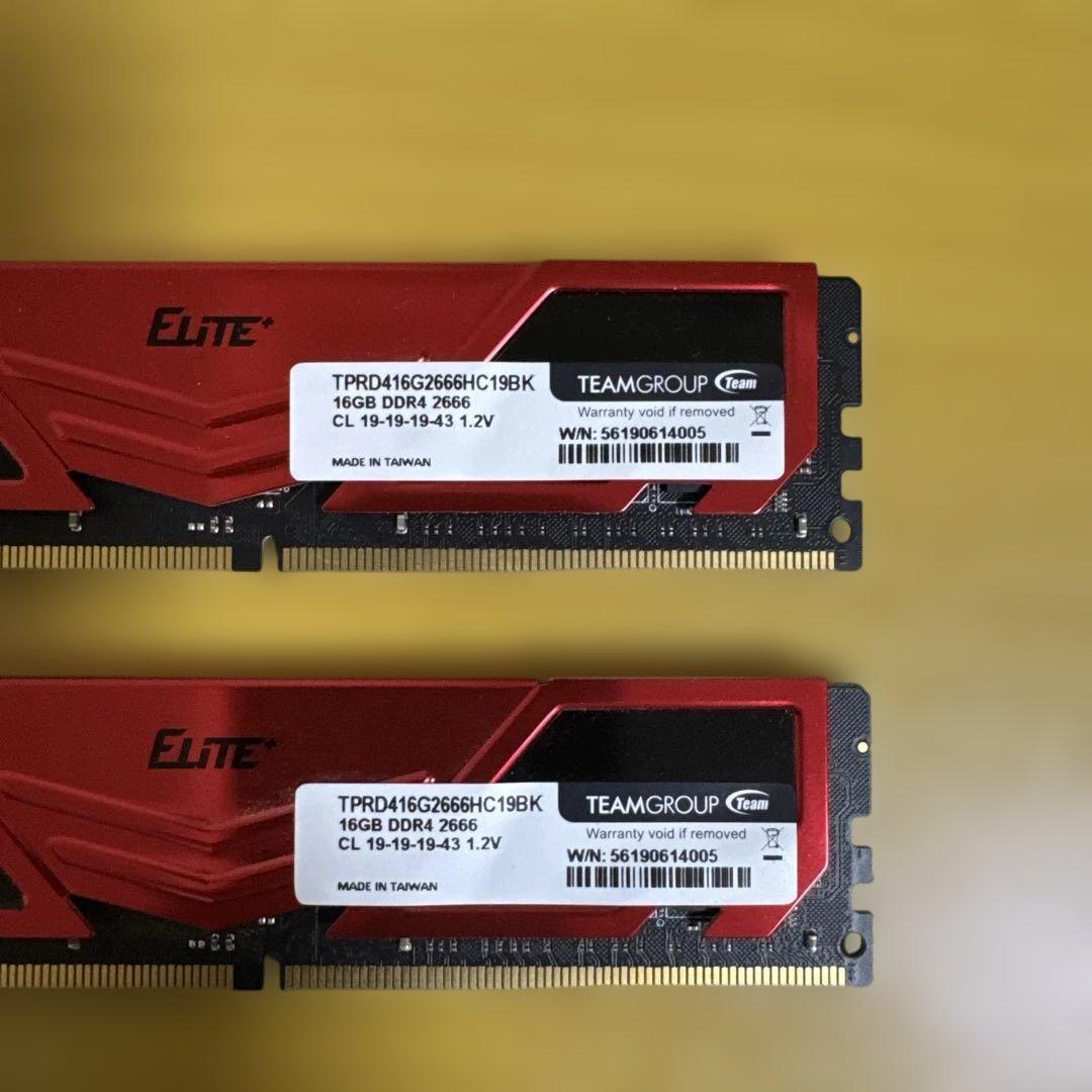DDR4 メモリ 16GB×2