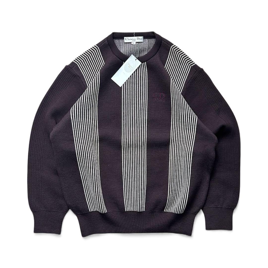 トップス 90s Christian Dior Sports wool knit