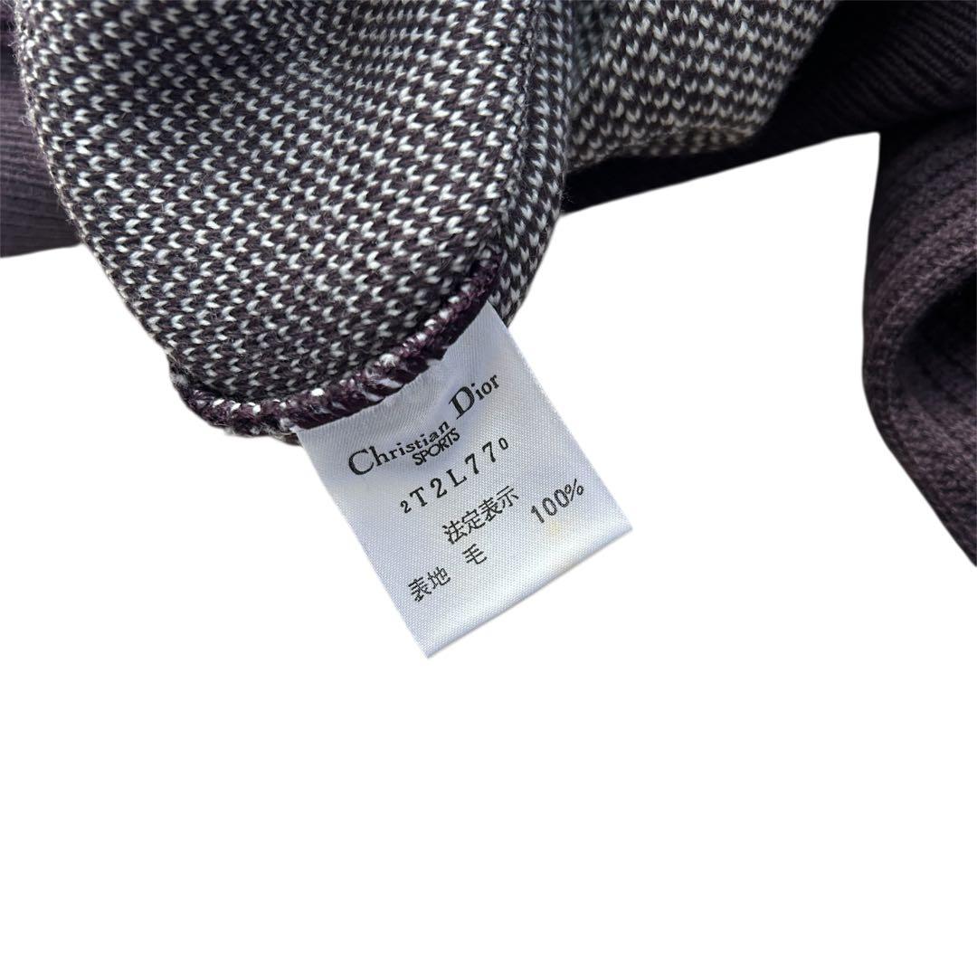 トップス 90s Christian Dior Sports wool knit