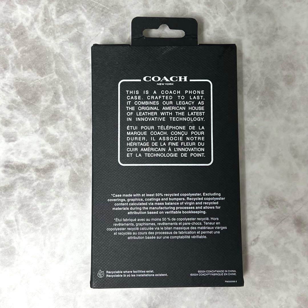 ◆新品 COACH コーチ iPhone16pro フォリオ ケース 手帳型◆