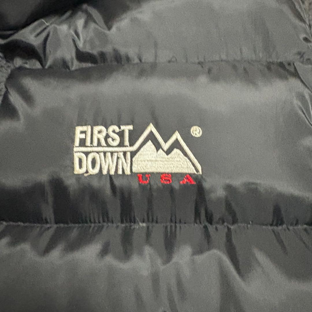【美品】FIRSTDOWN ファーストダウン ダウンジャケット リバーシブル M