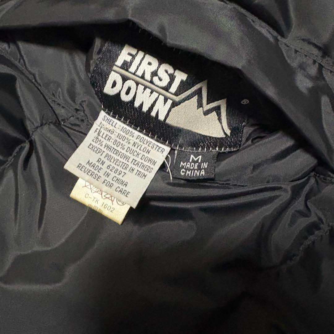 【美品】FIRSTDOWN ファーストダウン ダウンジャケット リバーシブル M