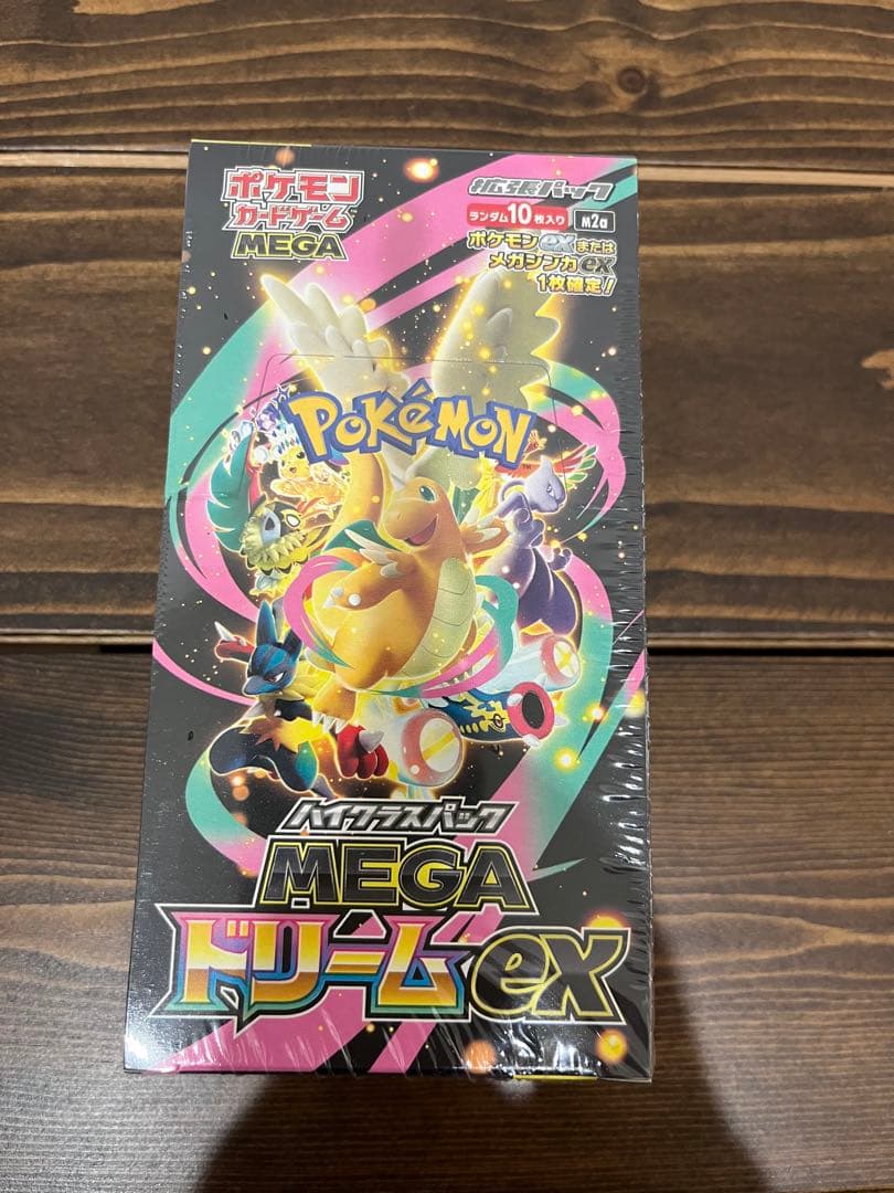 【新品未開封シュリンク付き】ポケモンカード　MEGAドリームex 1BOX