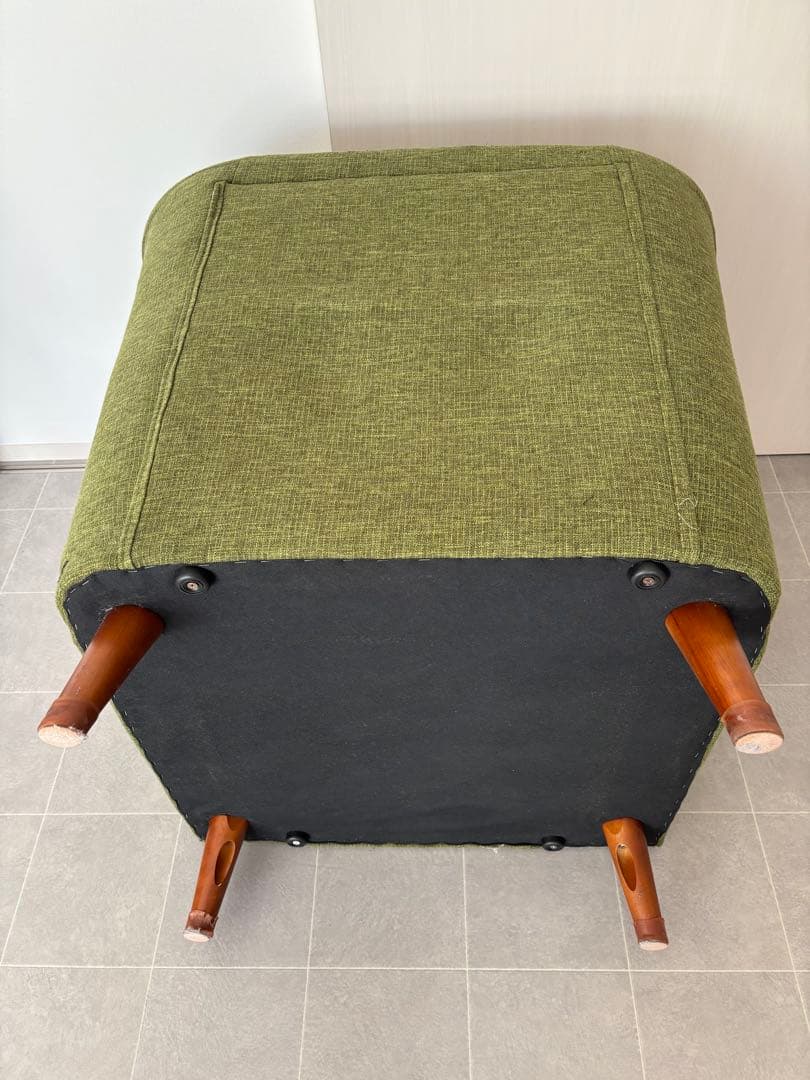 グリーンファブリック 1人掛けソファ 送料込み