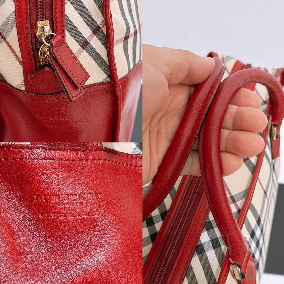 《美品》Burberry Blue Label(バーバリー)ハンドバッグ