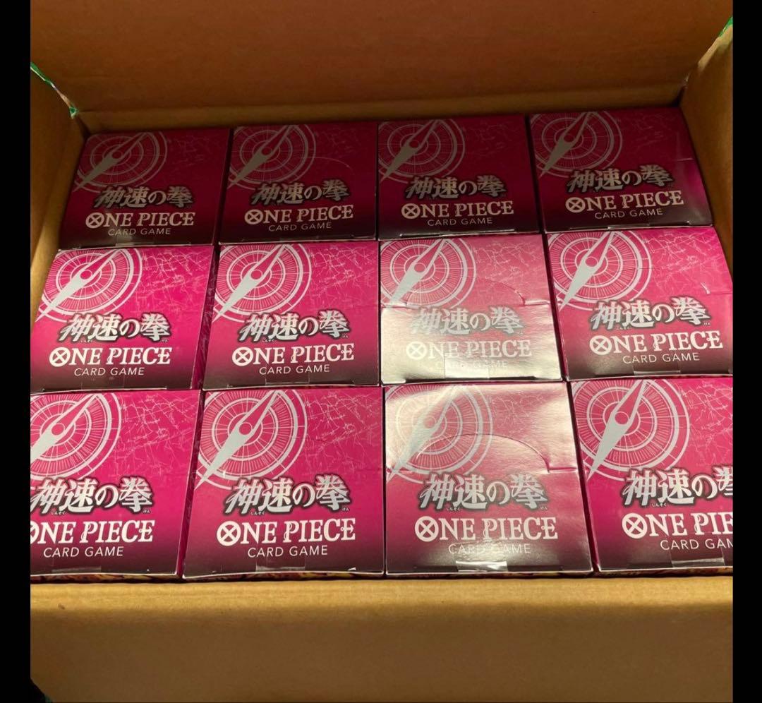 ワンピースカードゲーム 神速の拳 12ボックス　新品未開封 テープ付き